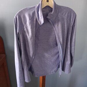 Ladies Mountain Warehouse light blue lightweight zipped cardigan size 4US